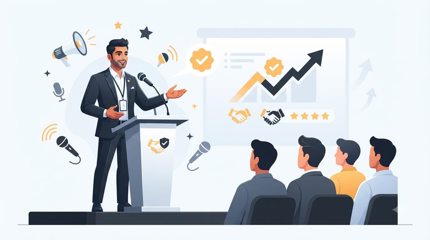 How to use speaking engagements to grow your recruitment agency's authority